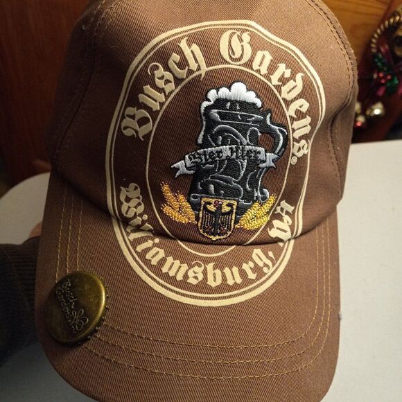 New Busch Gardens and Sea World Parks Brown Cap - Picture 1 of 5